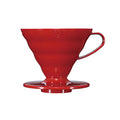 Hario V60-02 dripper ceramiczny, czerwony